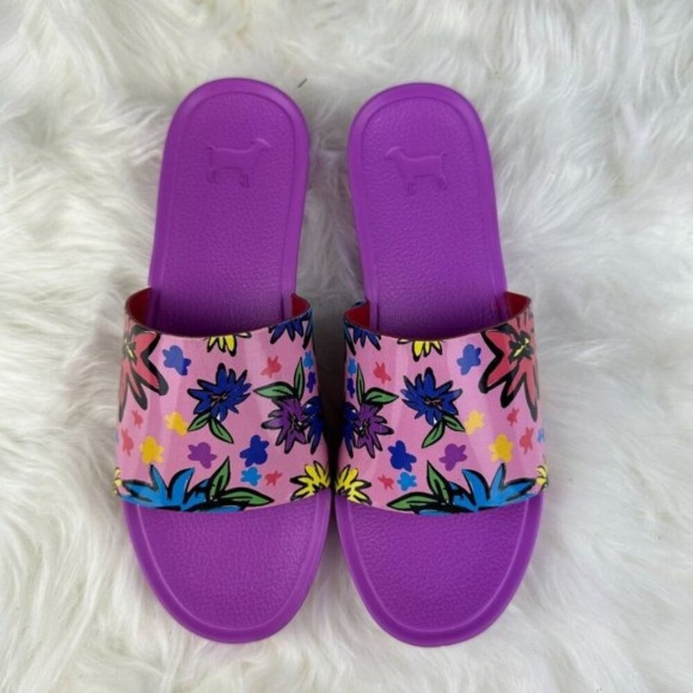 Goats The Slide K Sandals in Purple Floral